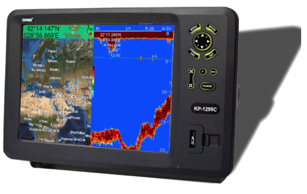 ONWA KP 708 A GPS PLOTTER AIS Pantalla 7