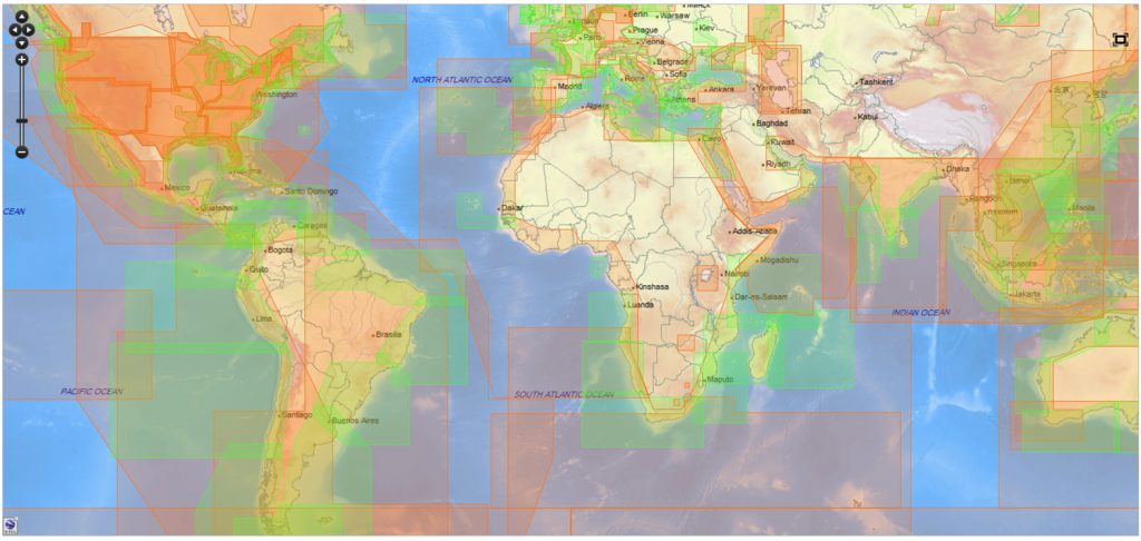 Cobertura mundial C-map