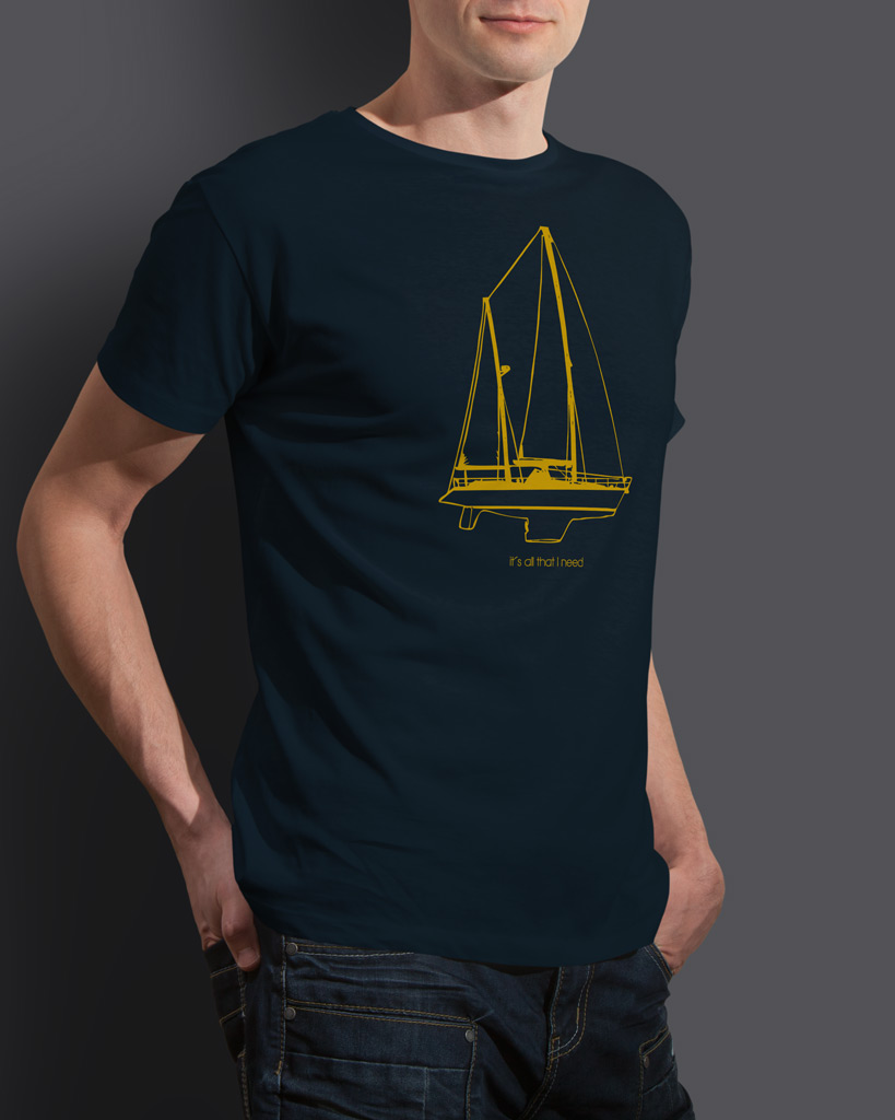Camiseta marinera velero
