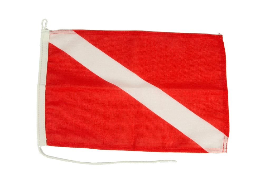 Bandera buzos sumergidos