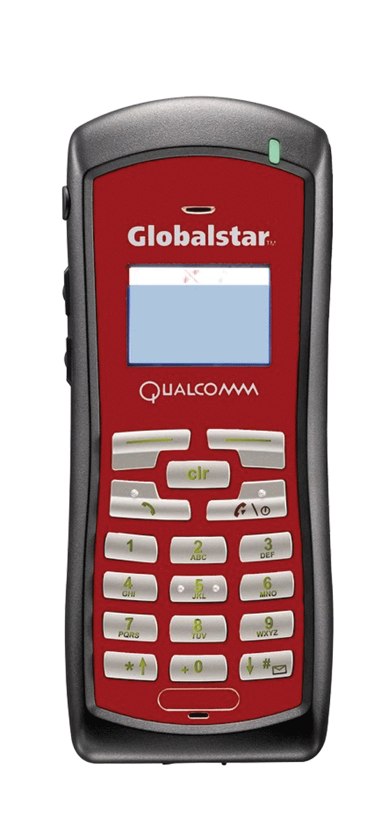 Teléfono satelital Globalstar GSP-1700 rojo