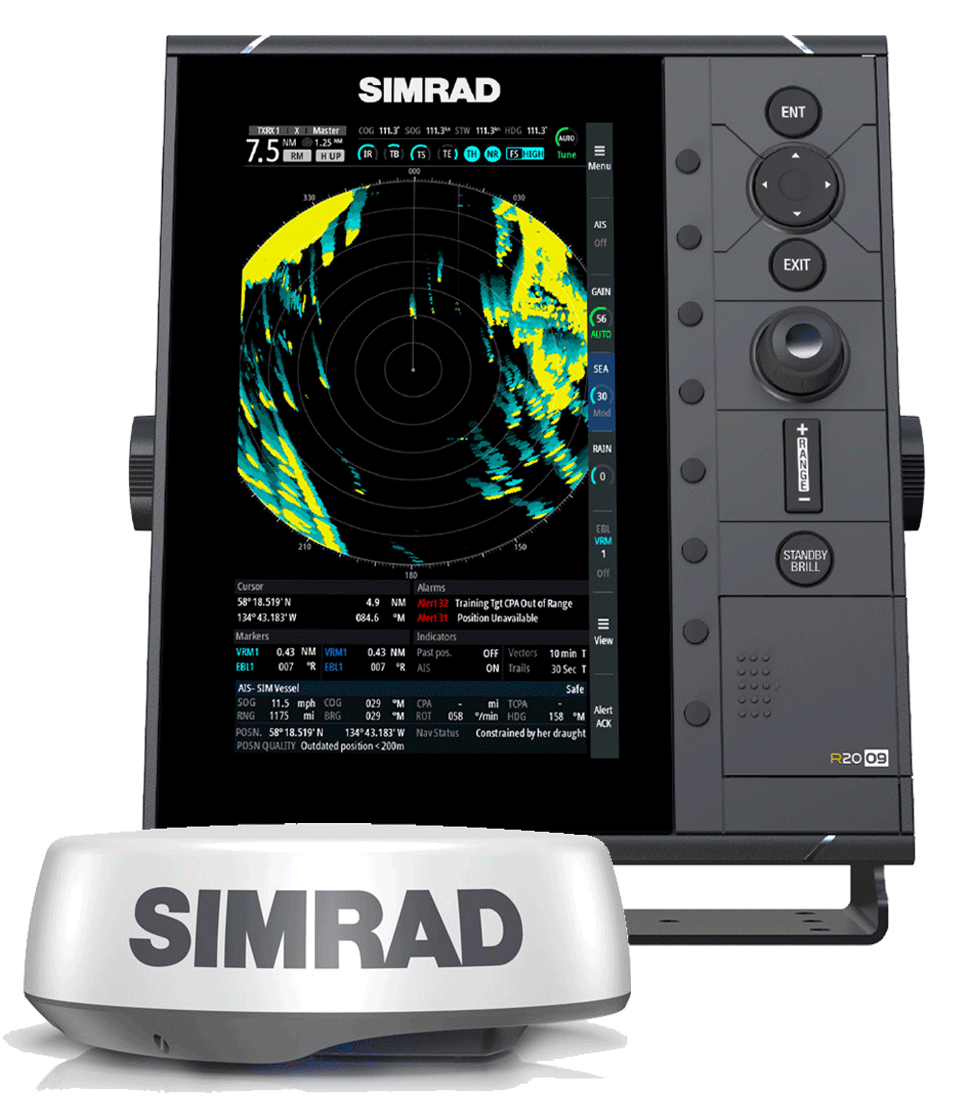SIMRAD-R2009-Radar-Pack Halo 24