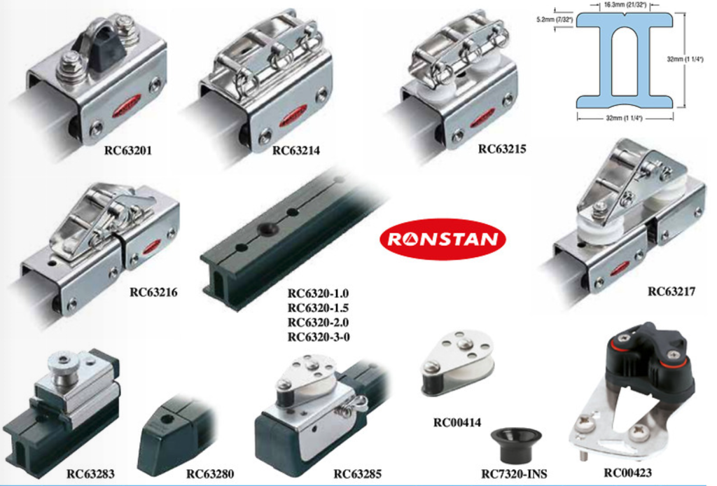 Escotero mayor Ronstan 32 I-Track